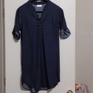 Bobbie Brooke's💚 middle thigh jean dress stretchy